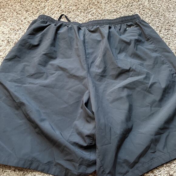 Nike Performance Lined Shorts Activewear Size Medium Navy Blue Men's - Picture 2 of 6